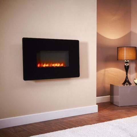 Celsi - Flamonik Rapture Wall Mounted Electric Fire - Log