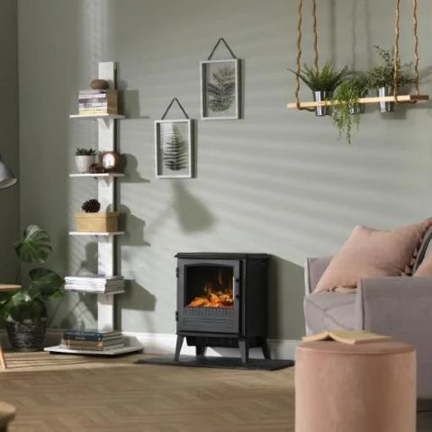 Dimplex - Bari Optiflame Electric Stove - Log