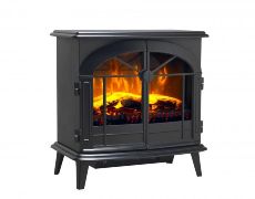 Leckford Optiflame Electric Stove - Log