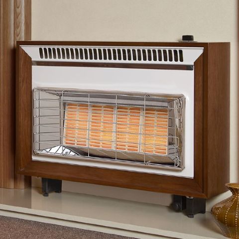Misermatic Outset Gas Fire - Medium Oak