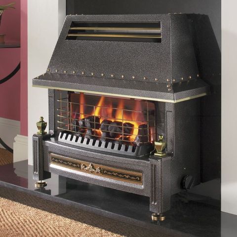 Regent LFE Outset Gas Fire - Black