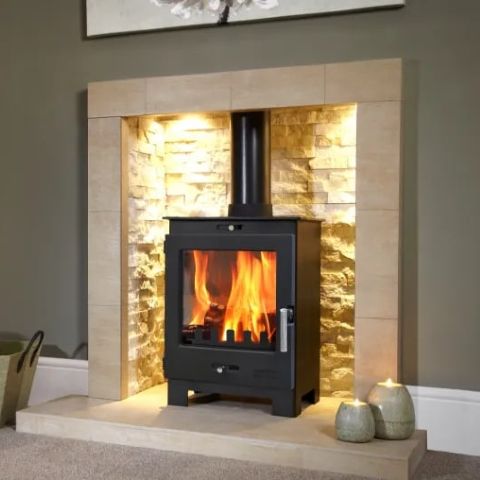 Portway Stoves - Arundel Multifuel Stove - 