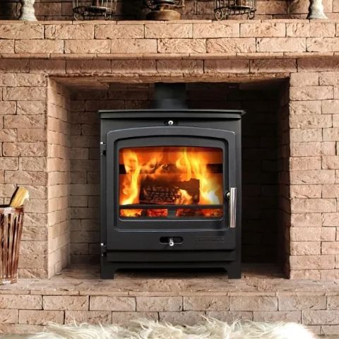 Portway Stoves - P2 Contemporary Multifuel Stove - 