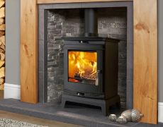 Rochester 5 Multifuel Stove - Black Door Strip