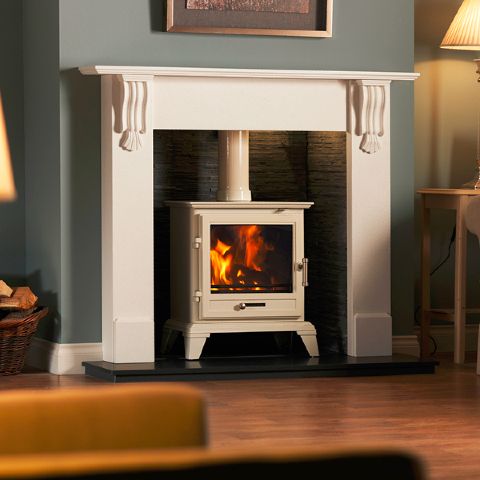 Classic 8 Eco Multifuel Stove - Warm White