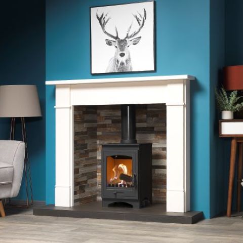 The Gallery Collection - Helios 5 Gas Stove - Log Effect