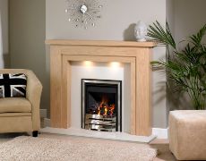 Benidorm Fire Surround 48'' And 54'' - Clear Oak