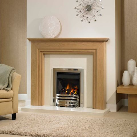 Trent Fireplaces - Brookfield Fire Surround 48'' And 54'' - Clear Oak