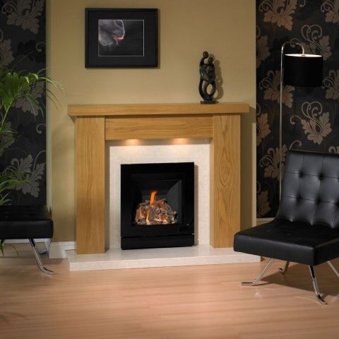 Trent Fireplaces - Millbrook Fire Surround 48'' And 52'' - Natural Oak