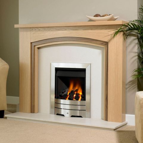 Trent Fireplaces - Newland Fire Surround 48'' And 54'' - Clear Oak